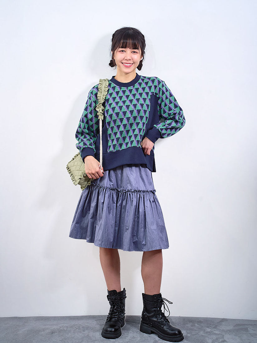 Gathered Tiered Skirt (2 Colours)