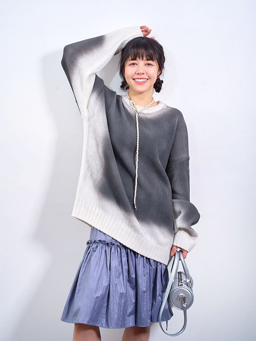 Spray Paint Oversize Sweater (2 Colours)