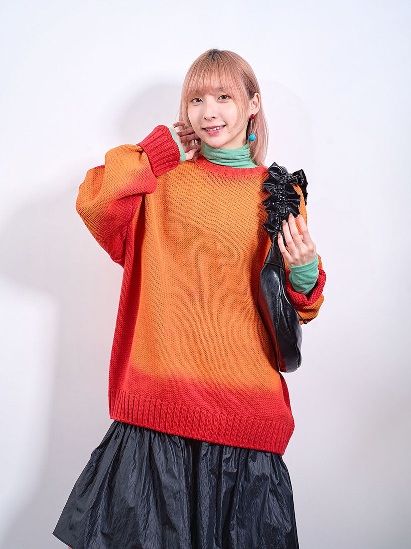 Spray Paint Oversize Sweater (2 Colours)