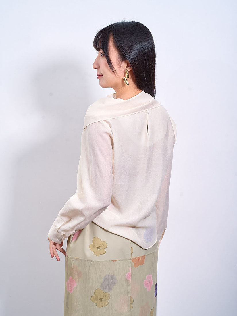 Scarf Drape Top (2 Colours)