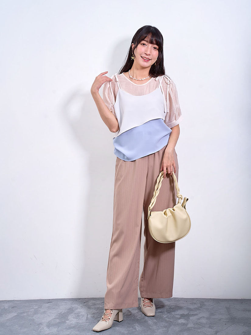 Layered Camisole Overlayed Top (2 Colours)