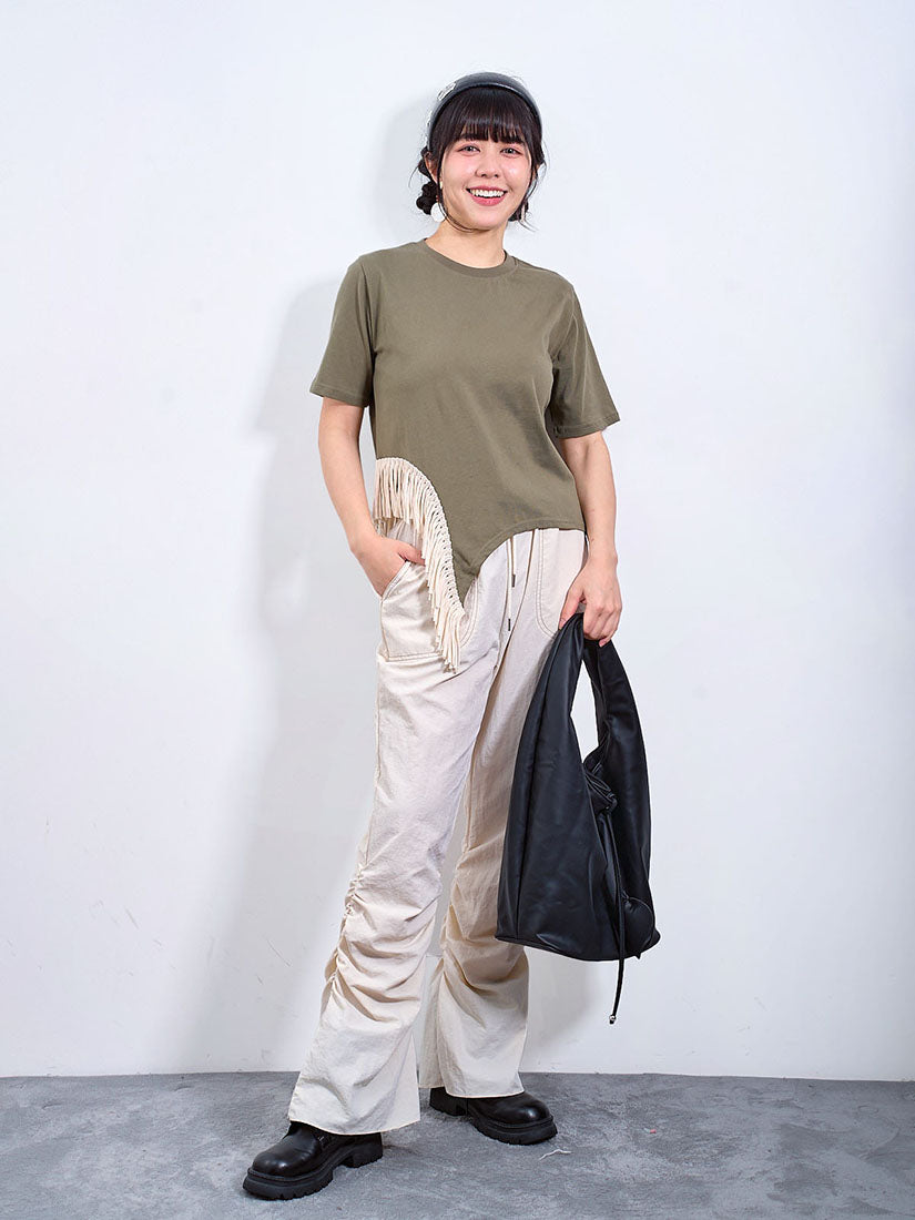 Contrast Stitch Cargo Pants (2 Colours)