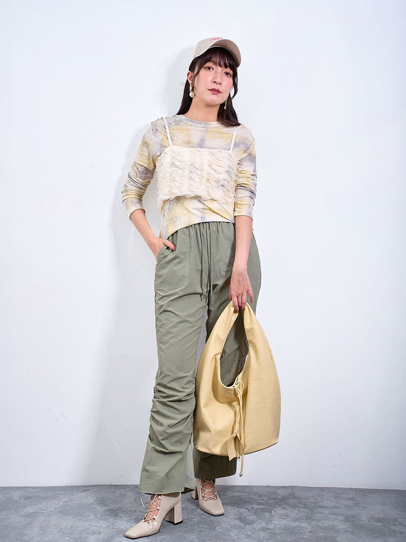 Contrast Stitch Cargo Pants (2 Colours)