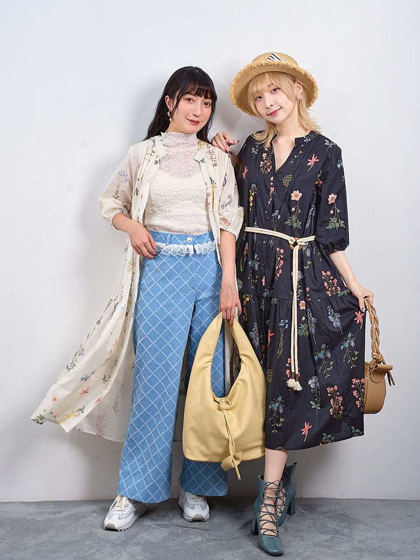 Floral Printed Button Up Shirt Dress (2 Colours)