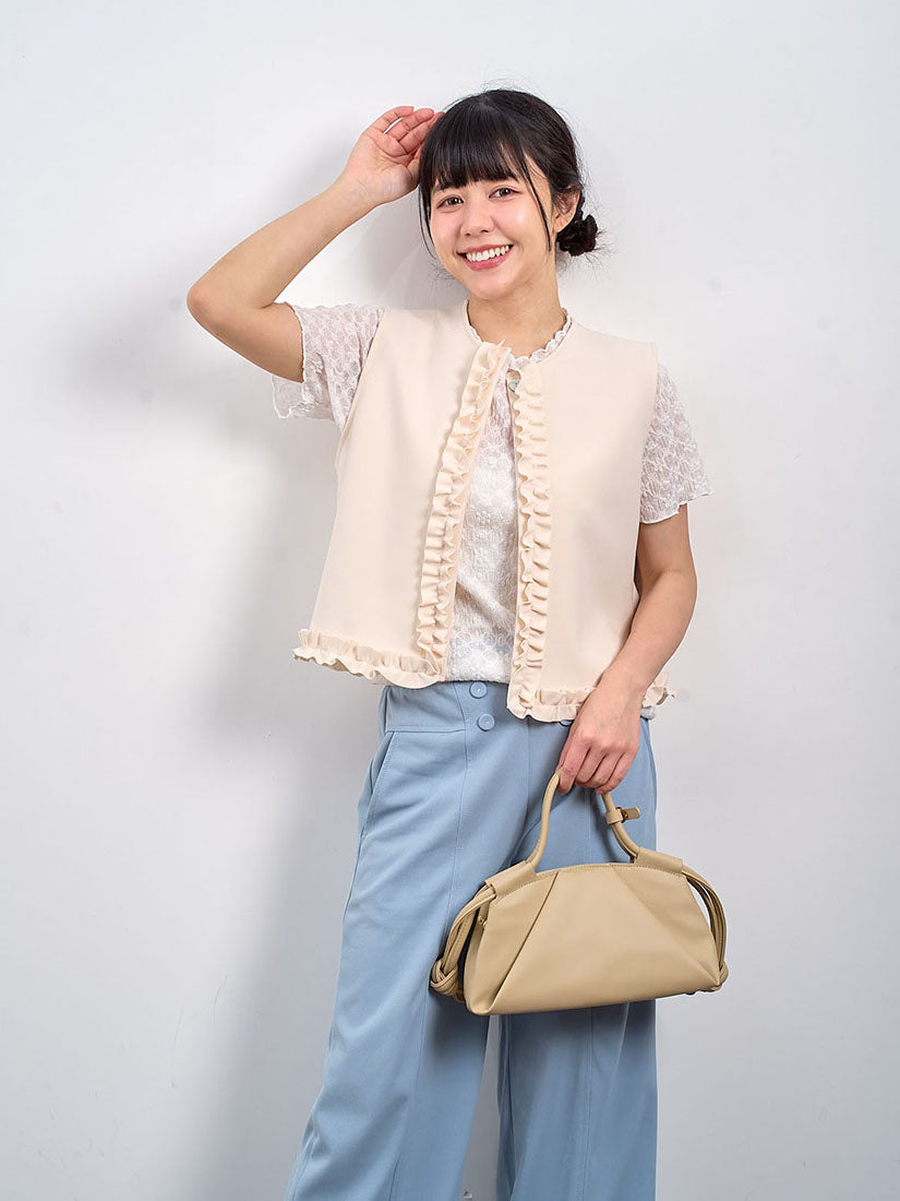 Ruffle Edge Vest (2 Colours)