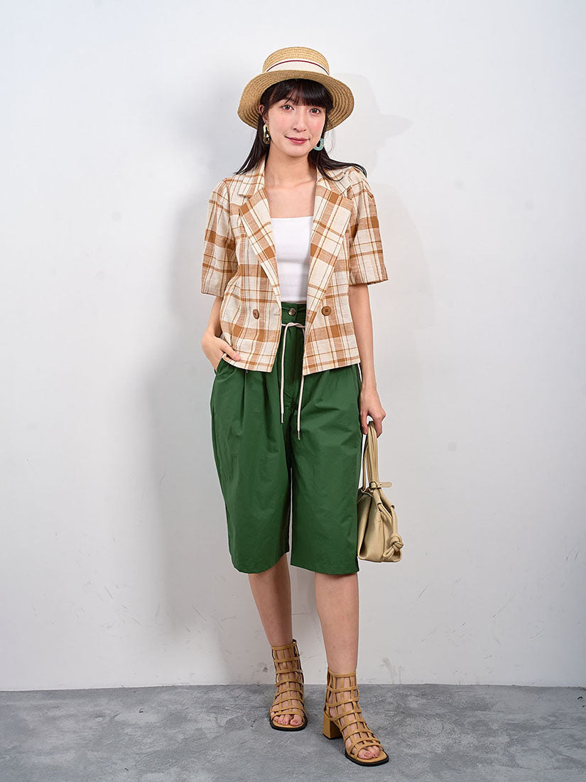 Plaid Double Breasted Jacket (2 Colours)