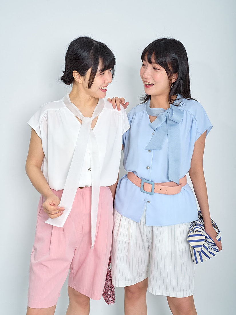 Pinstriped Bermuda Shorts (3 Colours)
