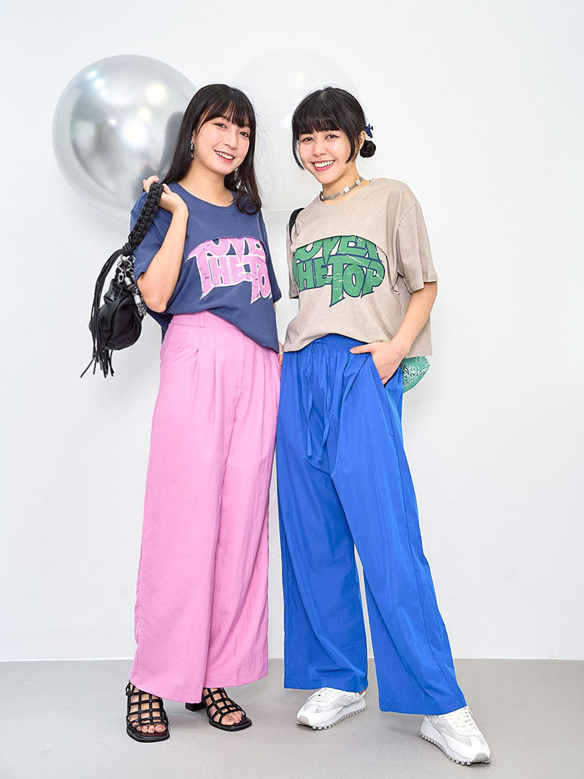 'Over The Top' Layered Crop Tee (2 Colours)