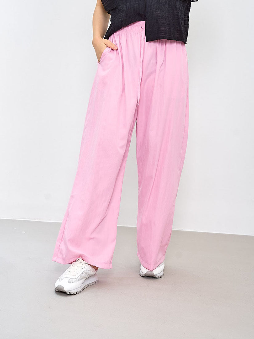 Drawstring Waist Wide Leg Pants (3 Colours)