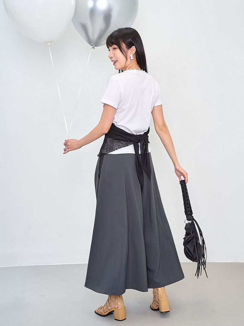 Mesh Patch Drape Tee