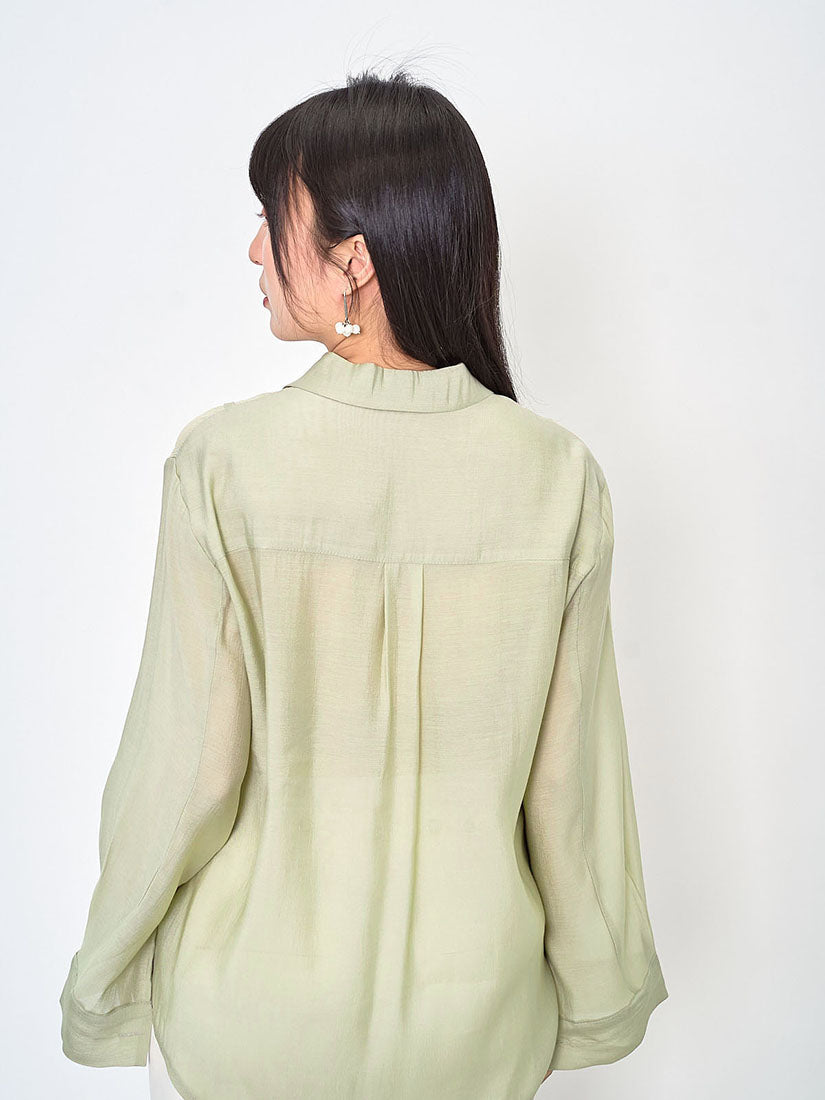 Crop Camisole Layered Shirt (2 Colours)