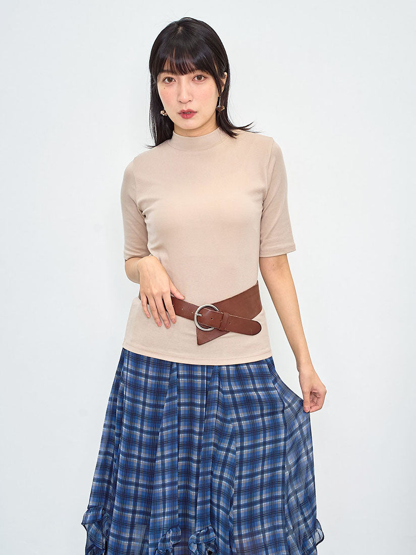 Irregular Leather Belt