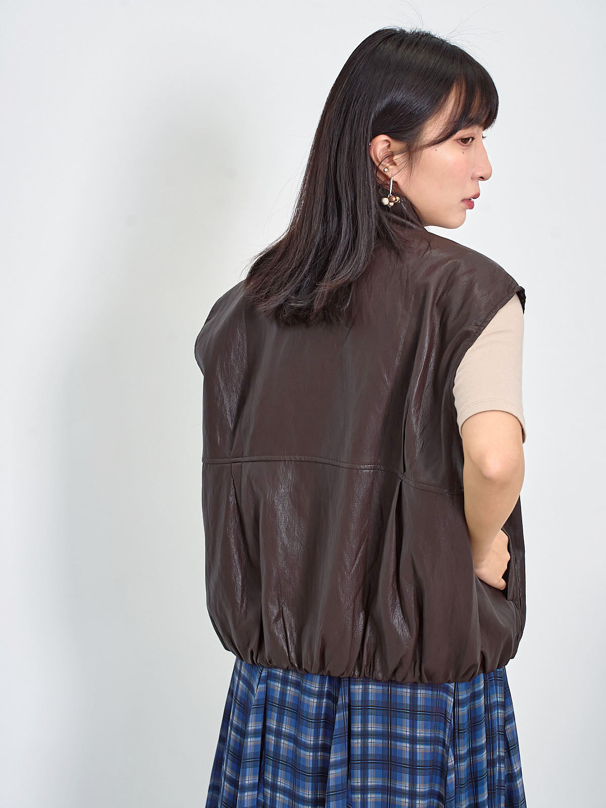 Leather Bomber Vest (2 Colours)