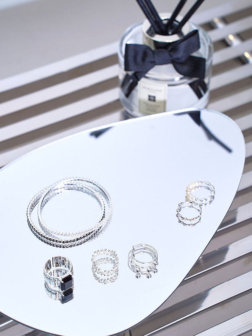 Silver Triple Ring