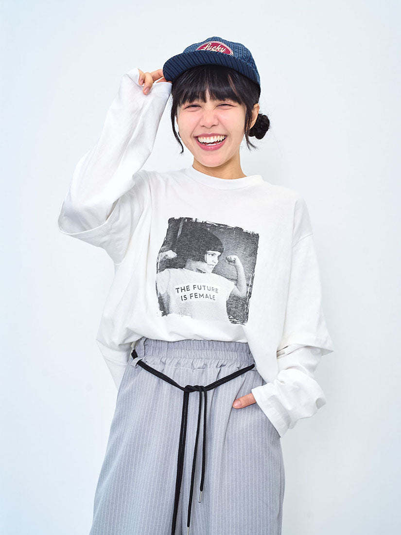 'The Future Is Female' Double Sleeve Tee (2 Colours)