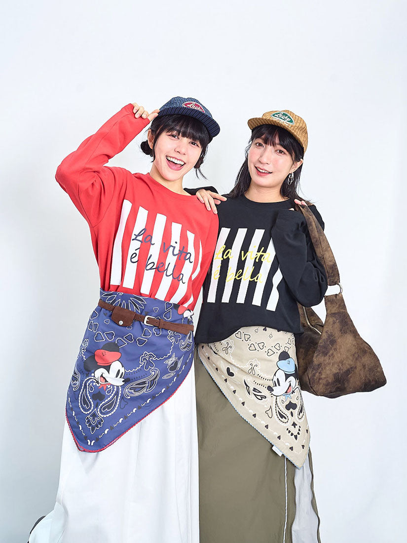 Mickey Mouse Printed Scarf (2 Colours)