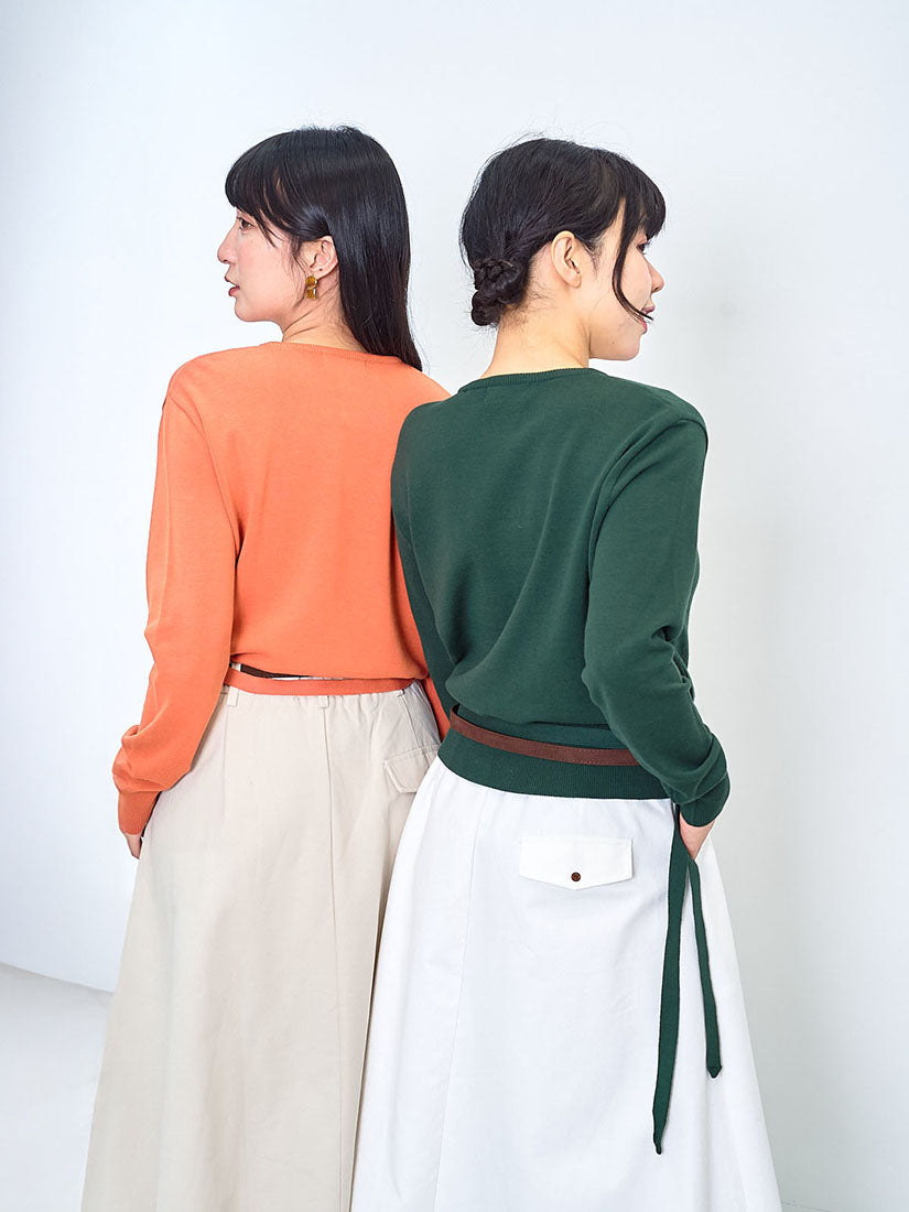 Cut Out Wrap Jumper (2 Colours)