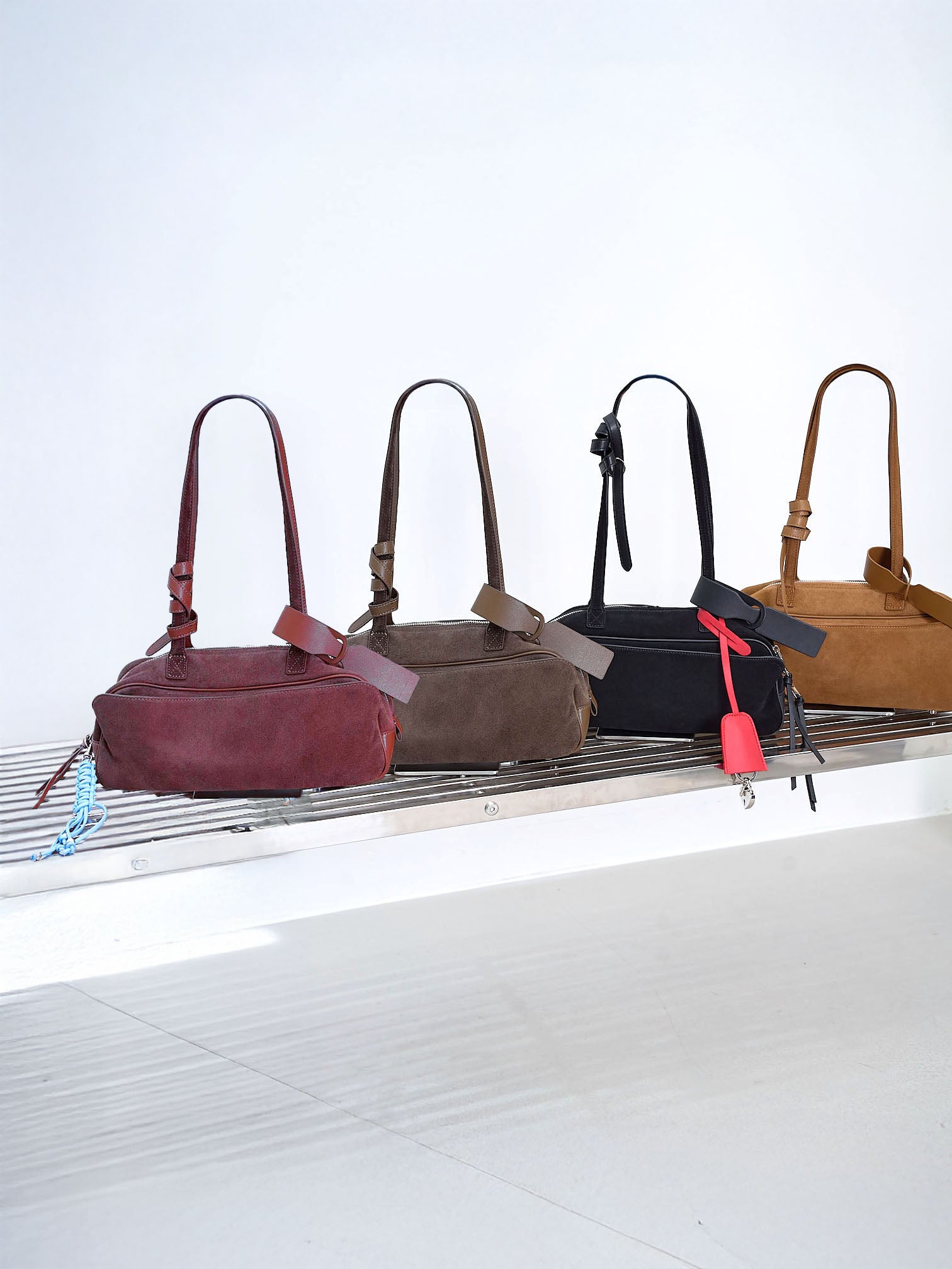 Le Teckel Suede Shoulder Bag (4 Colours)