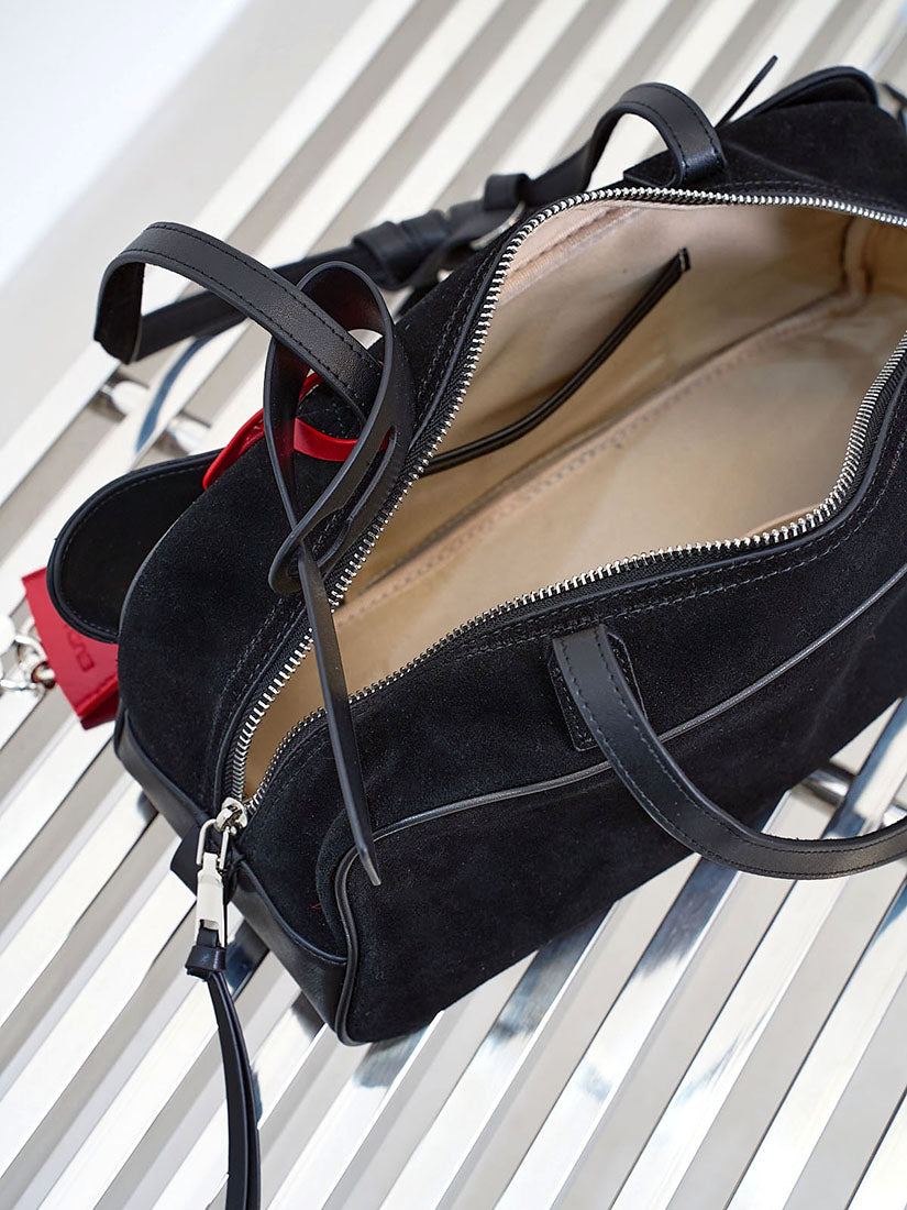 Le Teckel Suede Shoulder Bag (4 Colours)