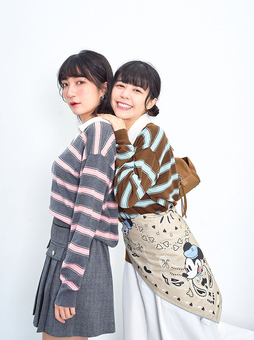 Striped Polo Jumper (2 Colours)
