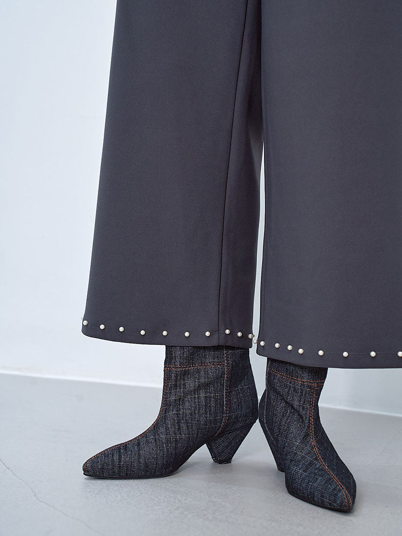 Pearl Hem Pants (2 Colours)