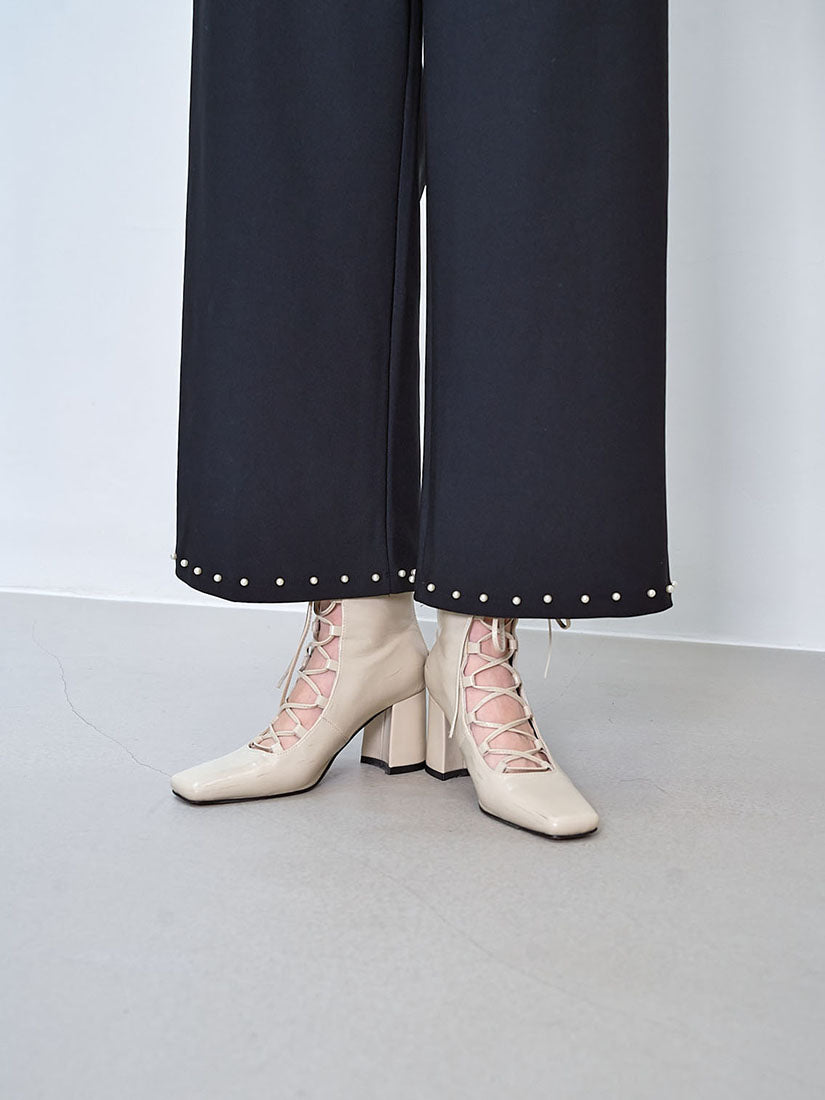 Lace Up Leather Ankle Boots (2 Colours)