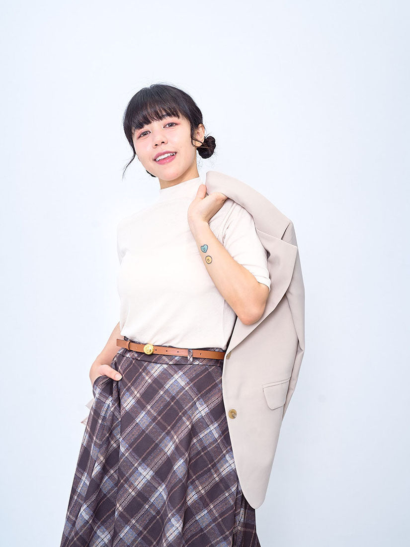 Mock Neck Half Sleeve Top (4 Colours)