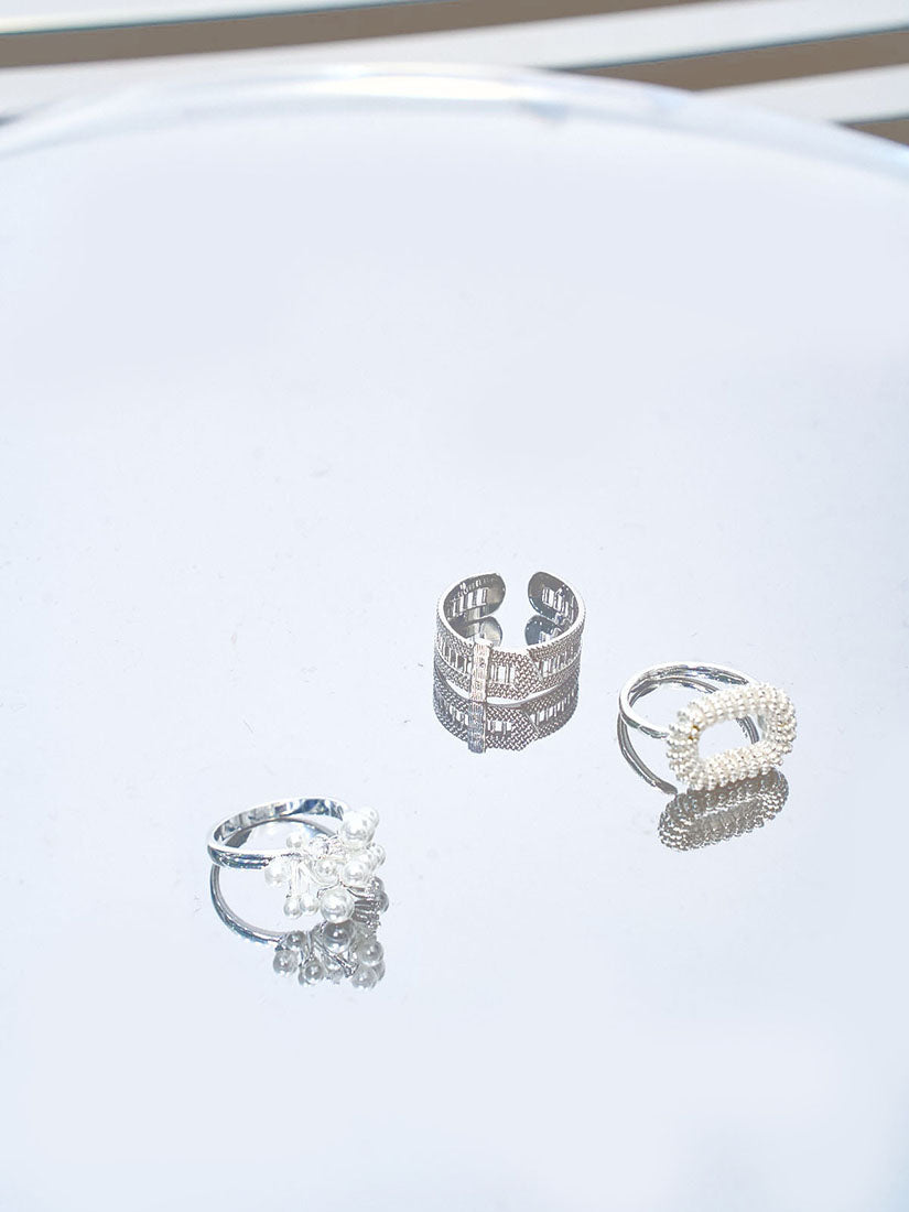 Silver Watchband Ring