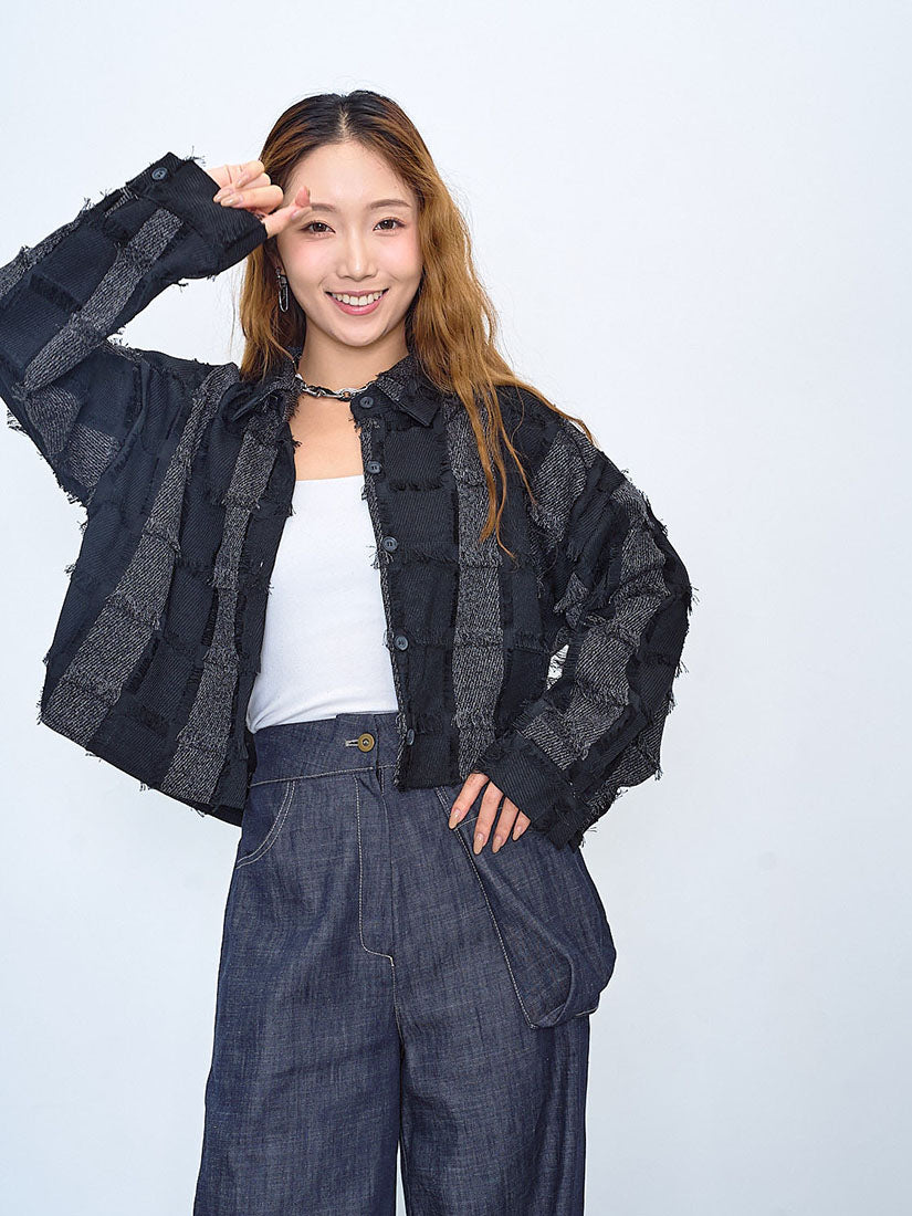 Pouch Pocket Denim Pants