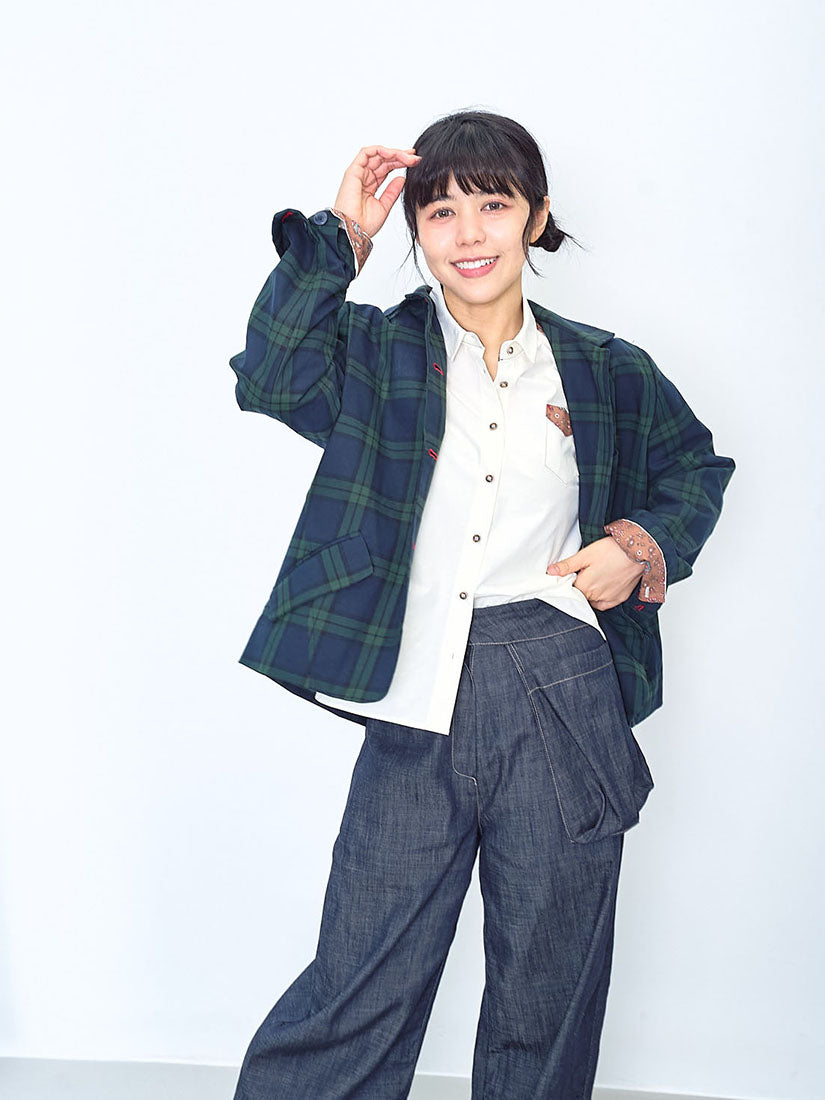 Pouch Pocket Denim Pants