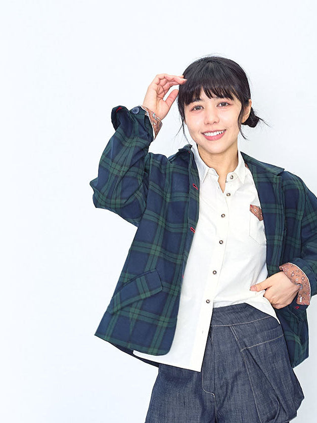 Paisley Printed Detail Shirt (2 Colours)