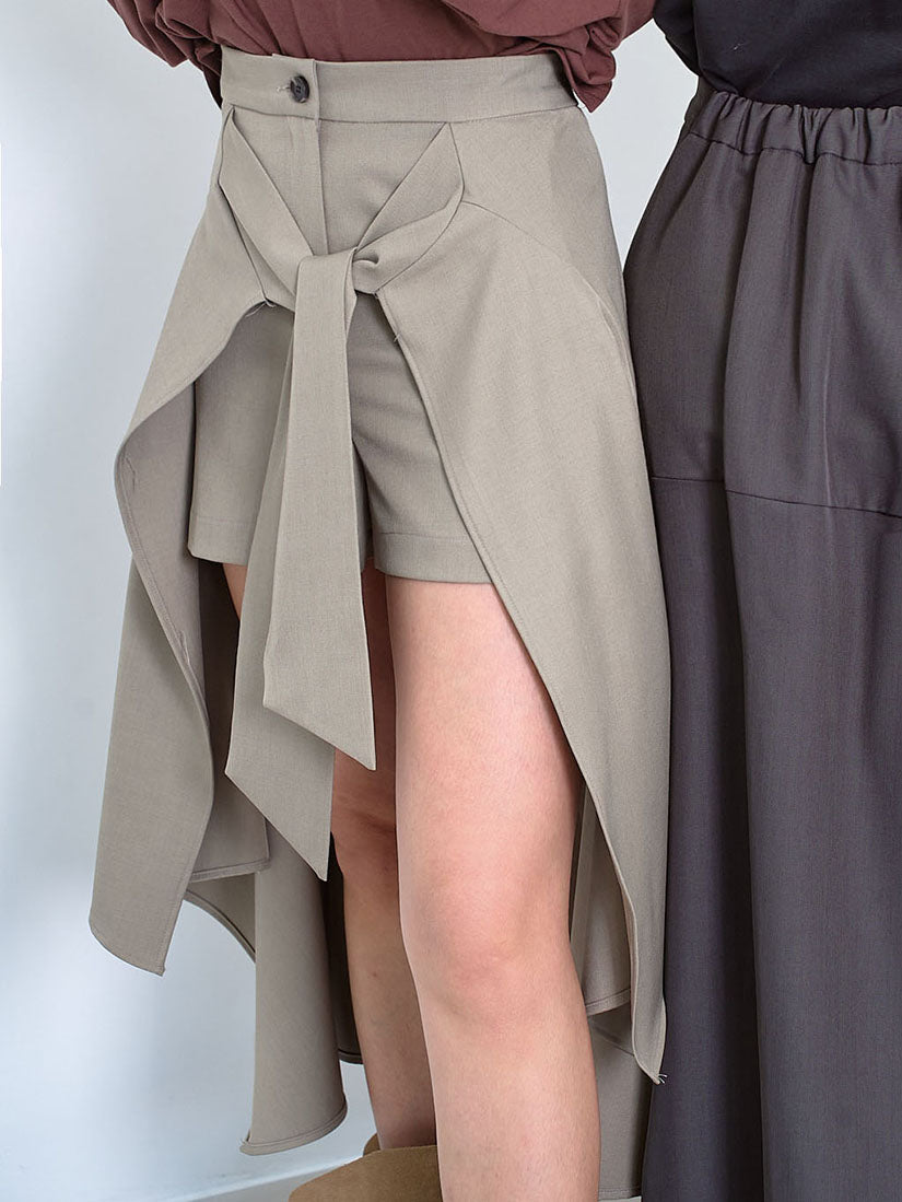 Shorts With Wrap Skirt Cover (2 Colours)