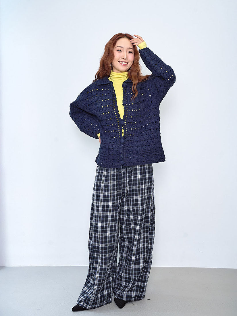 Crochet Knit Cardigan (2 Colours)