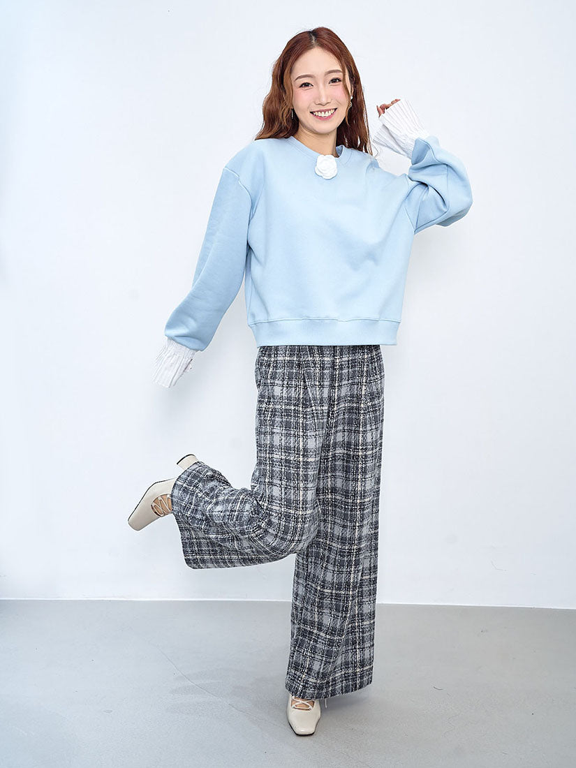 Woollen Tweed Pants (2 Colours)