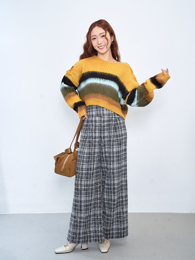 Woollen Tweed Pants (2 Colours)