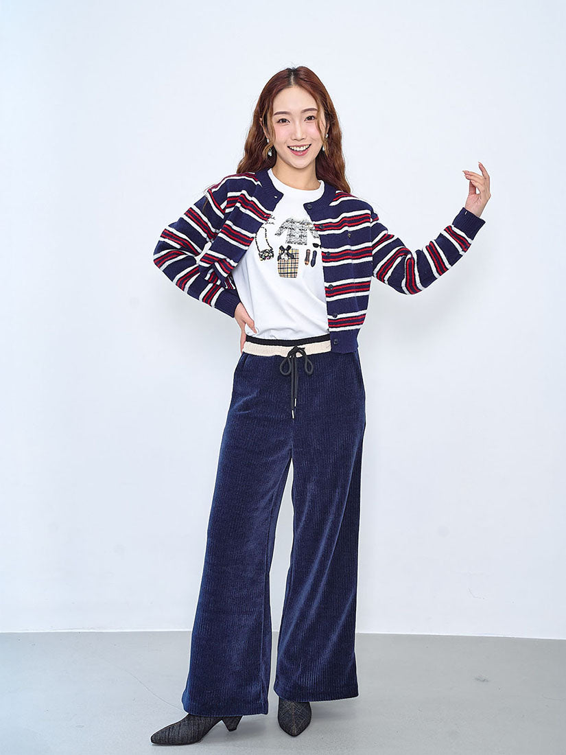 Striped Crop Cardigan (2 Colours)