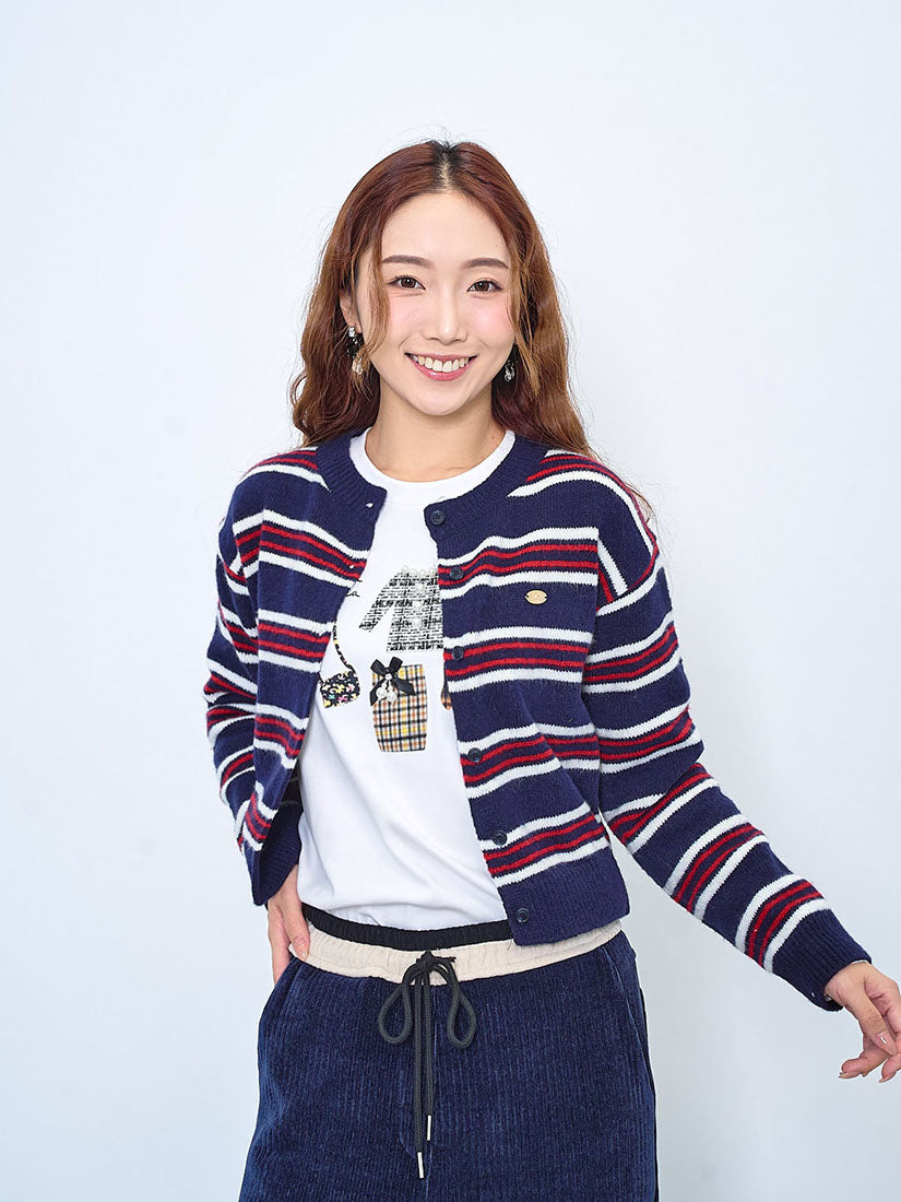 Apparel Embellished Long Sleeve Tee (2 Colours)