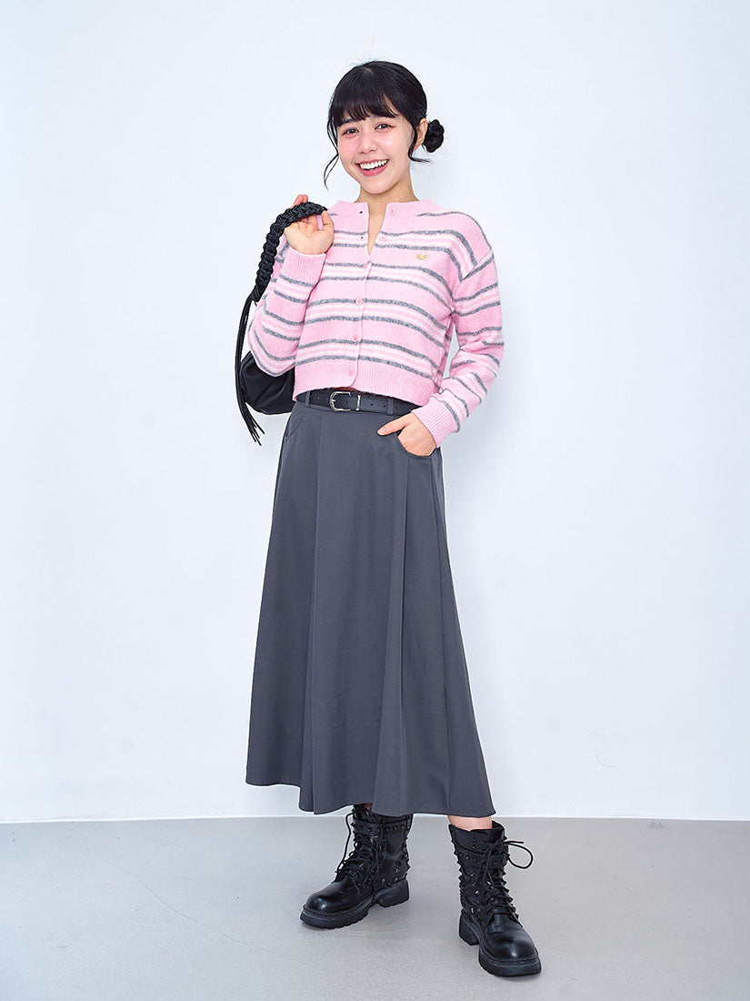 Striped Crop Cardigan (2 Colours)