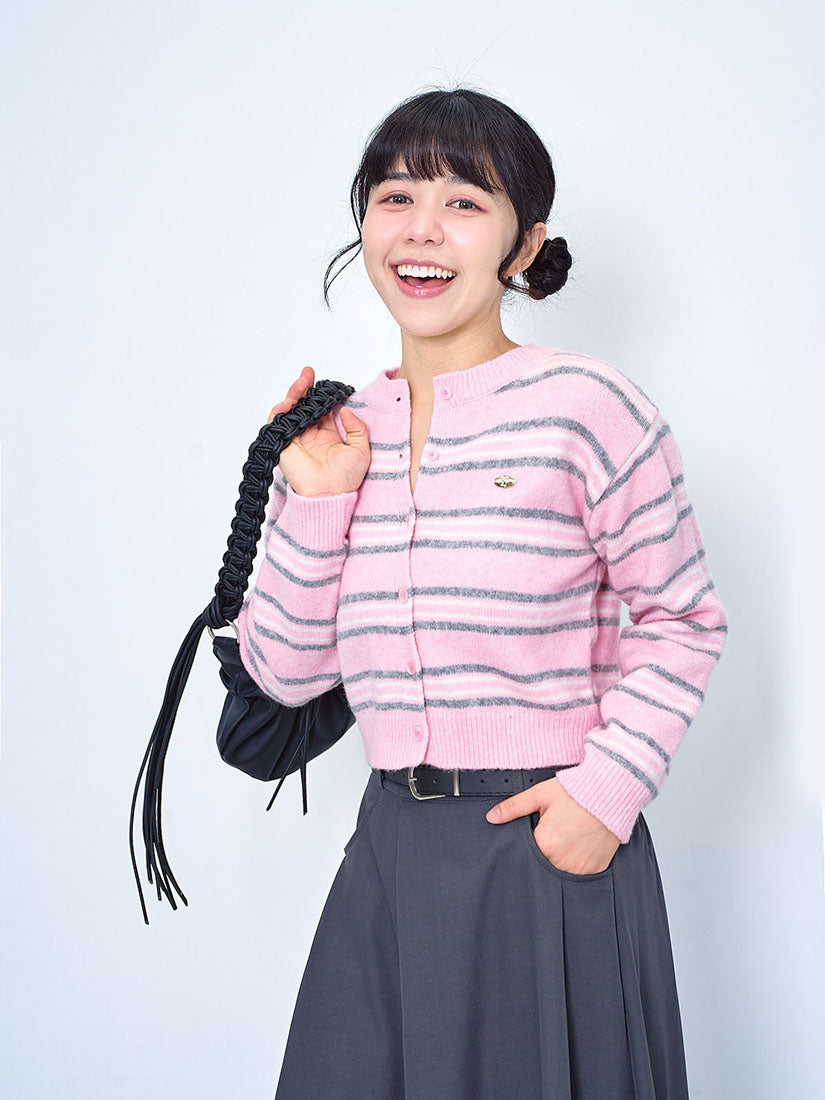 Striped Crop Cardigan (2 Colours)