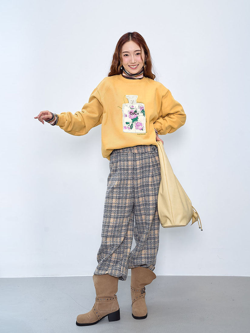 Woollen Tweed Pants (2 Colours)