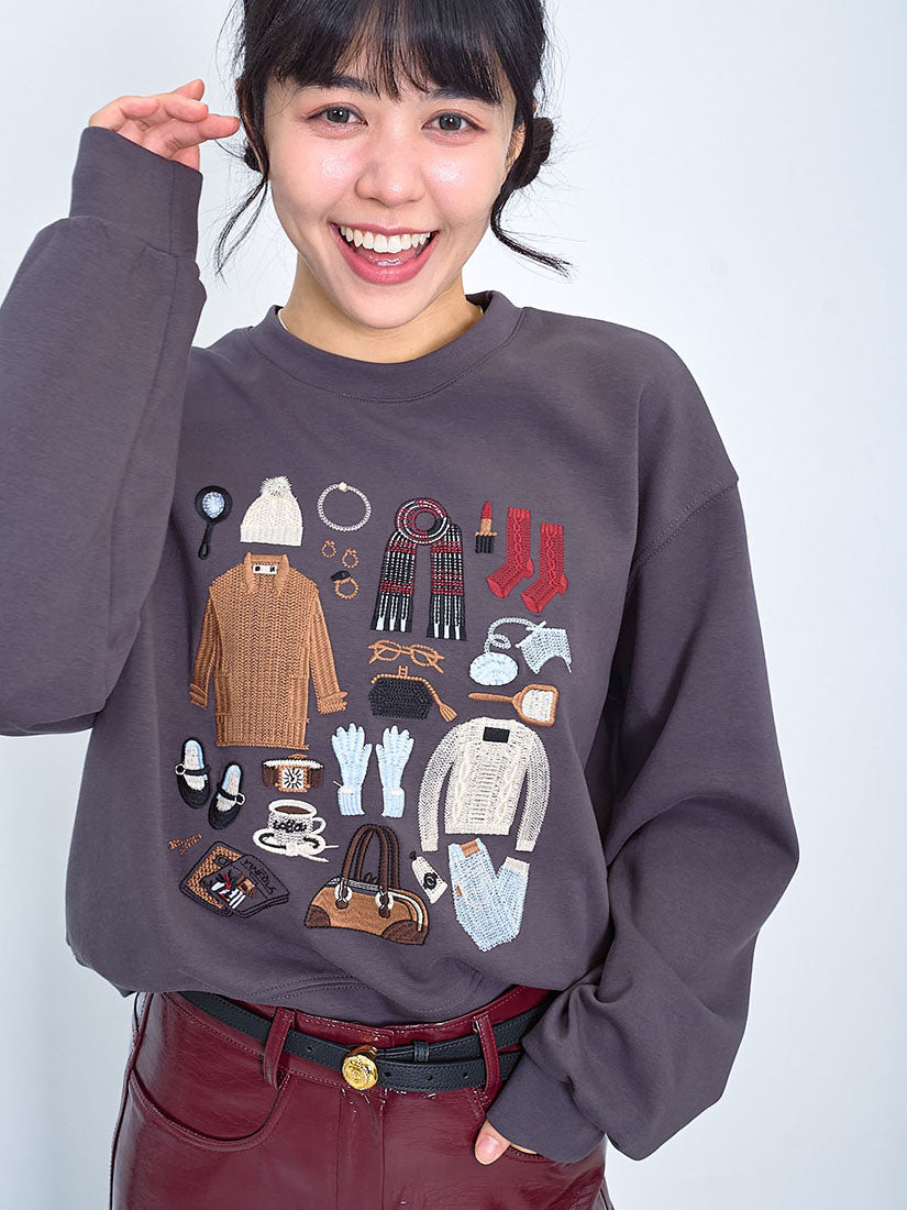 Apparel Embroidered Sweatshirt (2 Colours)