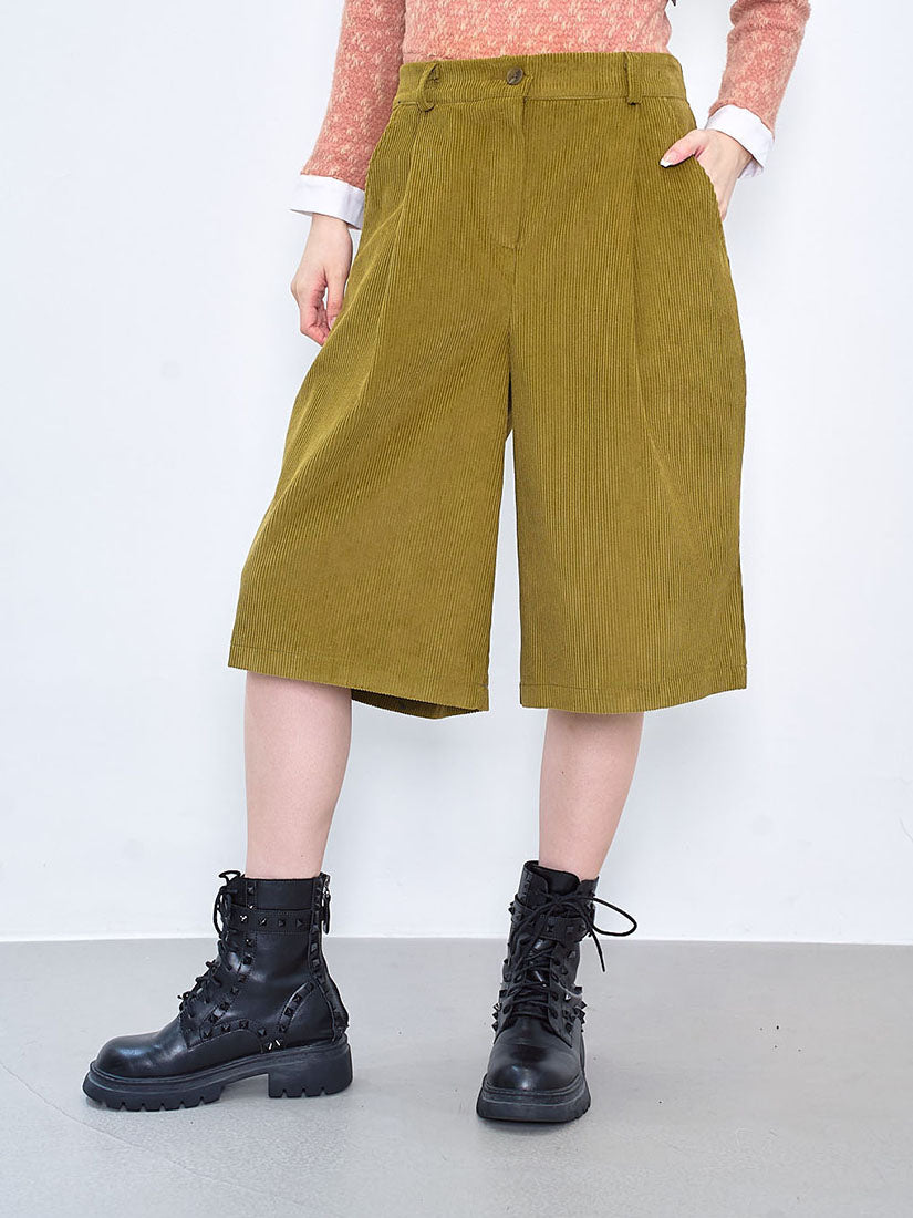 Corduroy Bermuda Shorts
