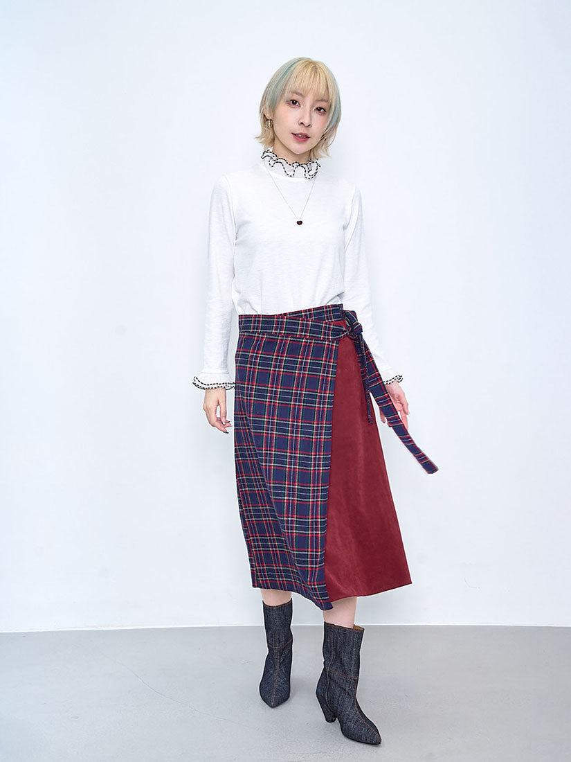 Chiffon Pleated Ruffle Collar Cuff Top (3 Colours)