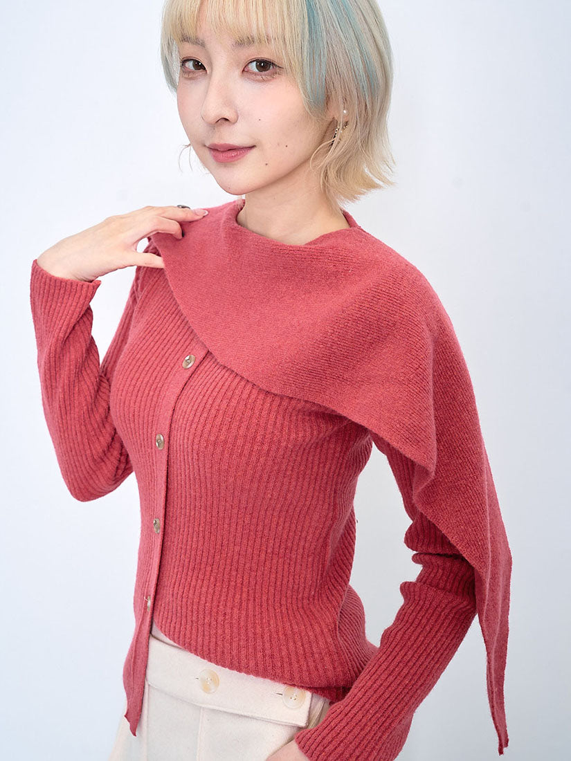 Scarf Collar Sweater (2 Colours)