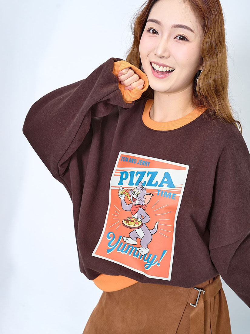 Tom and Jerry Printed Sweatshirt (2 Colours)