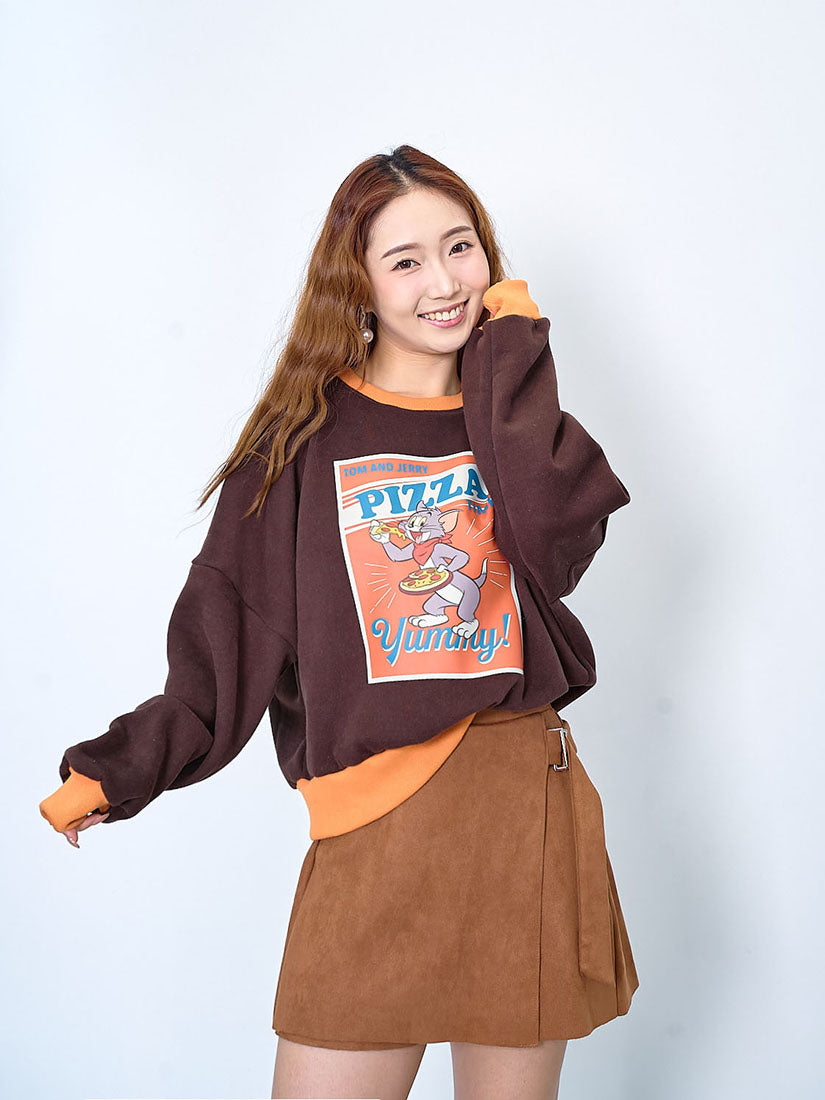 Tom and Jerry Printed Sweatshirt (2 Colours)