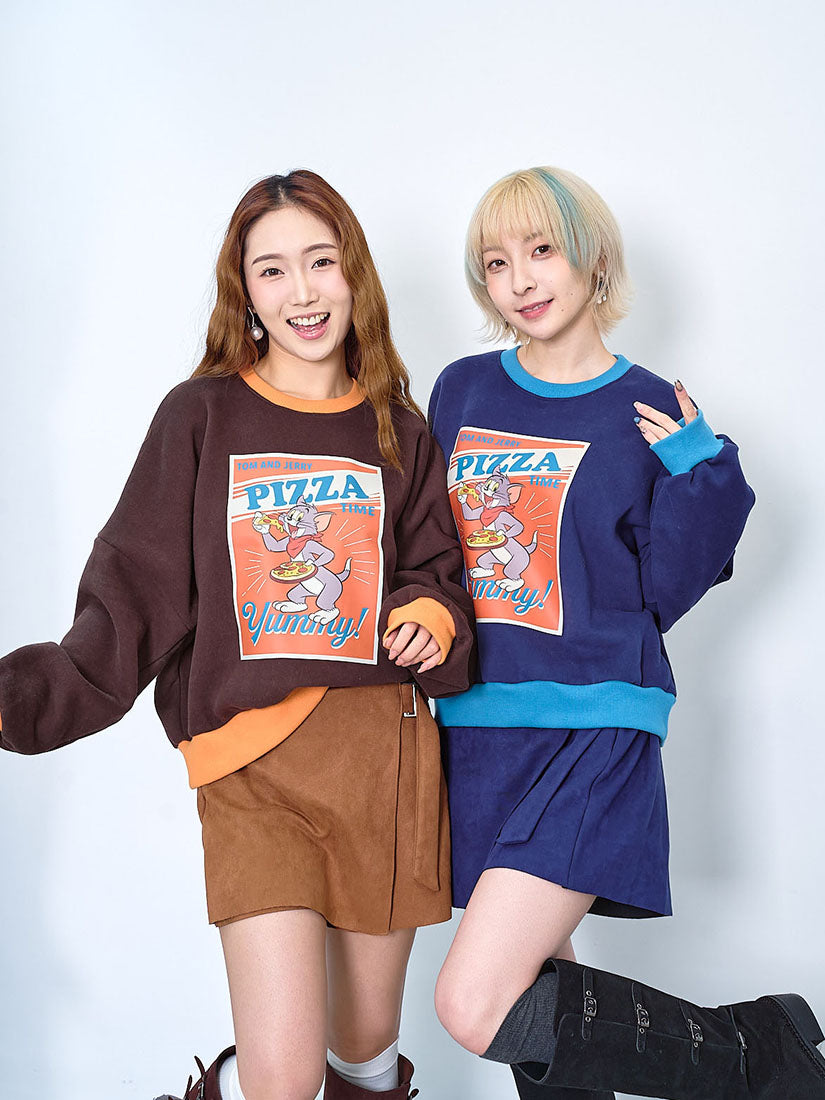 Tom and Jerry Printed Sweatshirt (2 Colours)