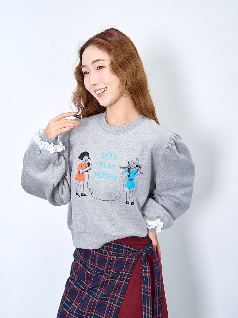 'Let's Play House' Sweatshirt (2 Colours)