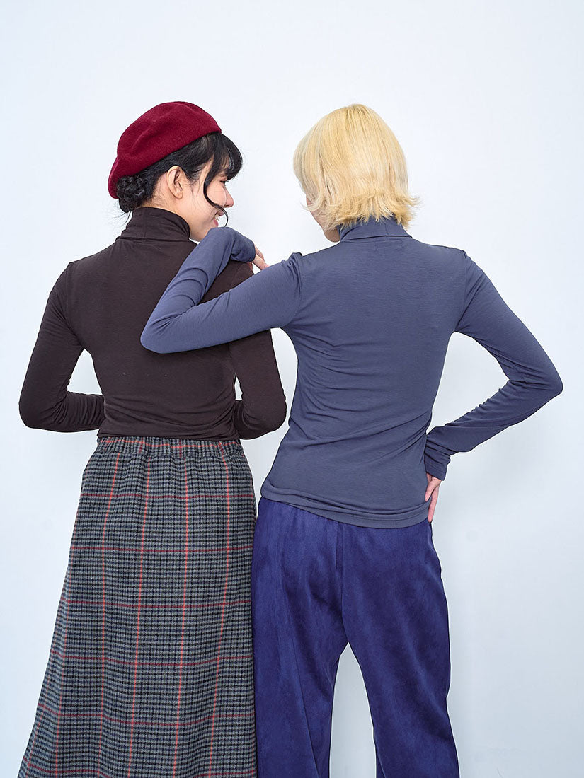 Tie Neck Basic Top (2 Colours)