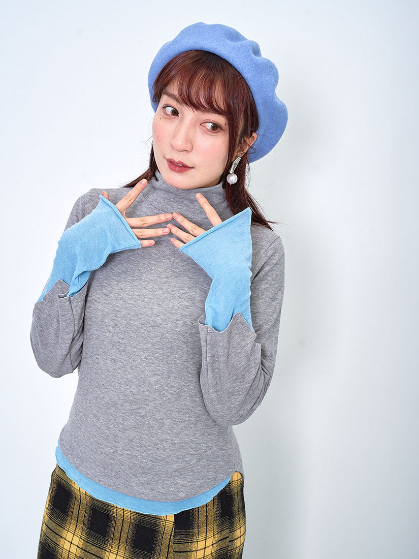 Two Tone Double Top (3 Colours)